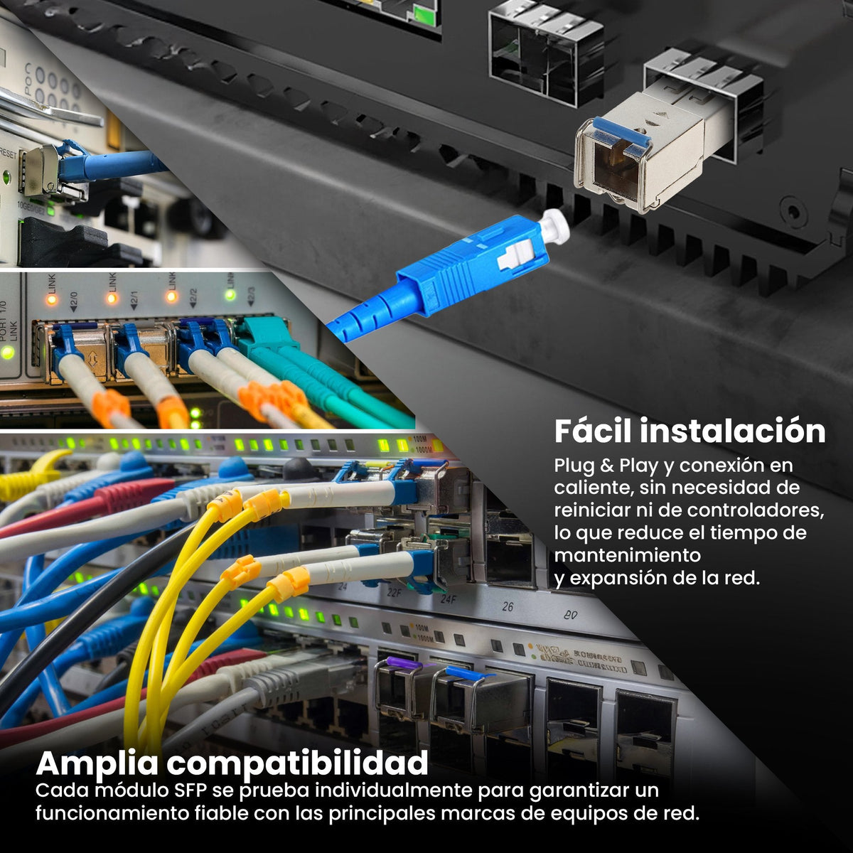 Extralink Sfp 1.25g Sfp Wdm Módulo 1,25gbps, 1310/1550nm, Single Mode, 3km, Sc, Dom, Pair