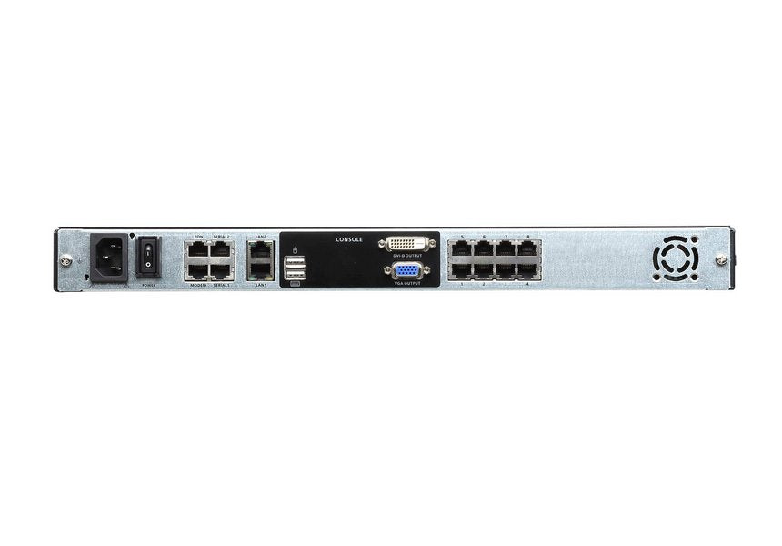 8-Port 19" Lcd Cat5e/6 Kvm Over Ip Switch Dual Rail - Kl1108vn-Axa-Sg