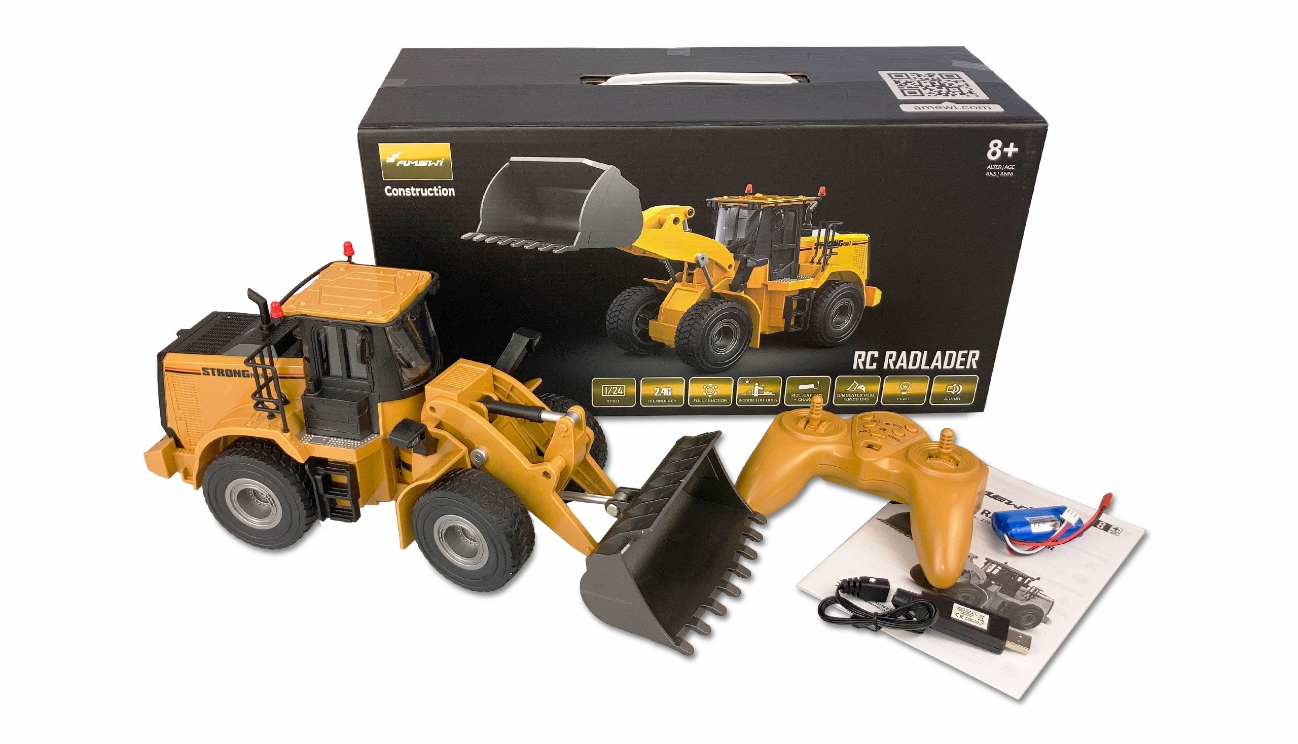 EAN 4260677953719 - Amewi 22517 modelo controlado por radio Pala delantera Motor eléctrico 1:24 imagen 2
