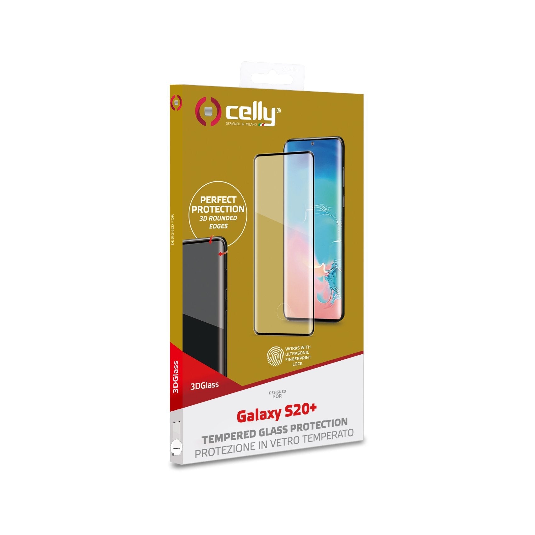 EAN 8021735757474 - Celly 3DGLASS990BK protector de pantalla o trasero para teléfono móvil Samsung 1 pieza(s) imagen 4