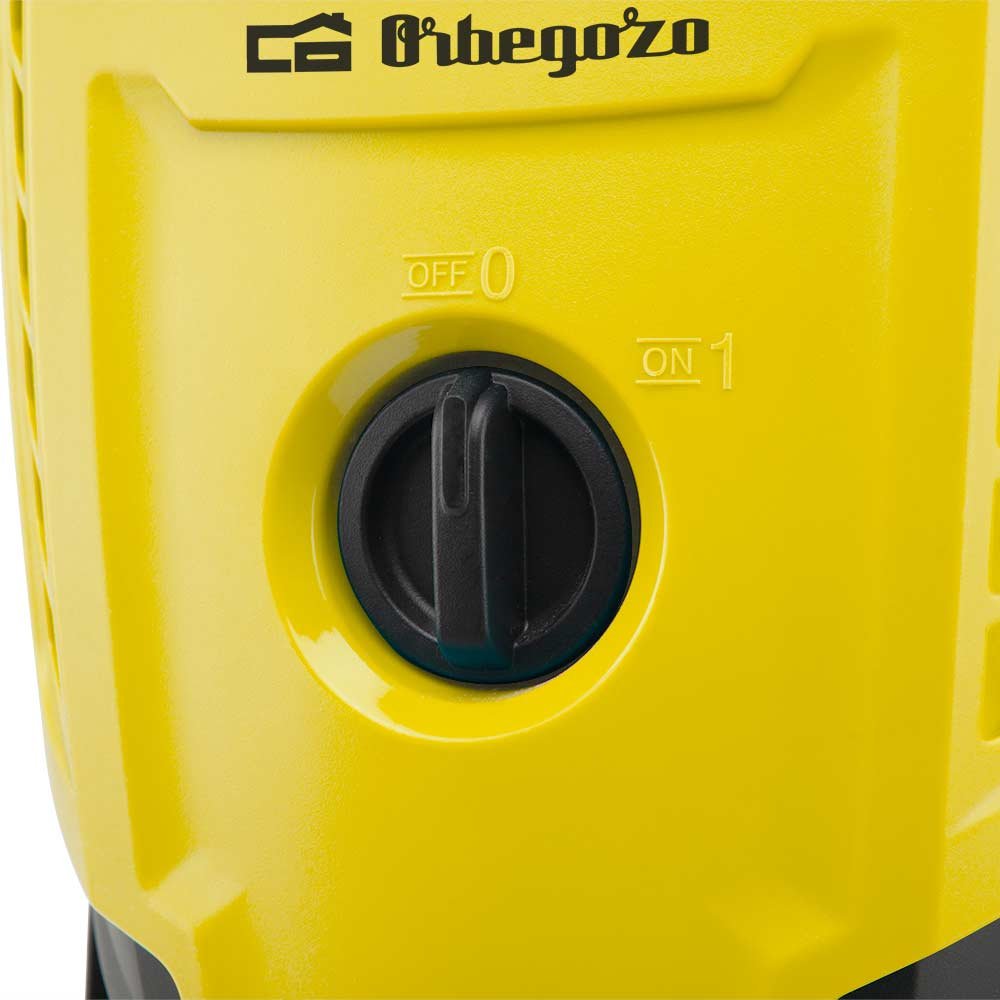 Orbegozo Hdl 1400 Hidrolimpiadora Potente Y Eficiente - 105 Bares De Presion - Caudal De 330 L/H - Boquilla De Espuma