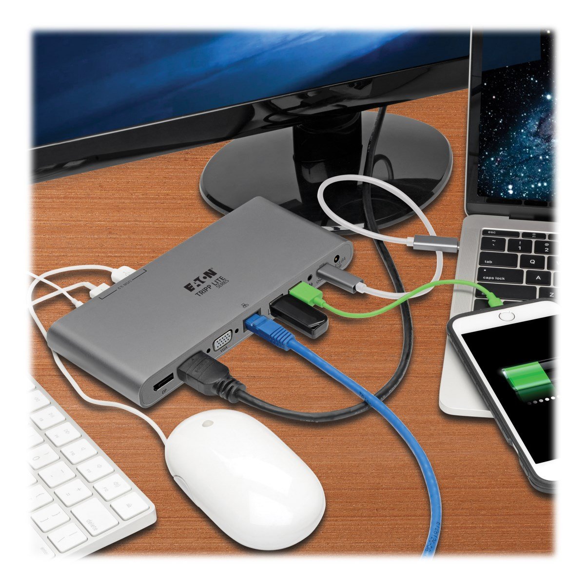 EAN 0037332273062 - Tripp Lite U442-DOCK4-INT base para portátil y replicador de puertos Alámbrico USB 3.2 Gen 2 (3.1 Gen 2) imagen 5