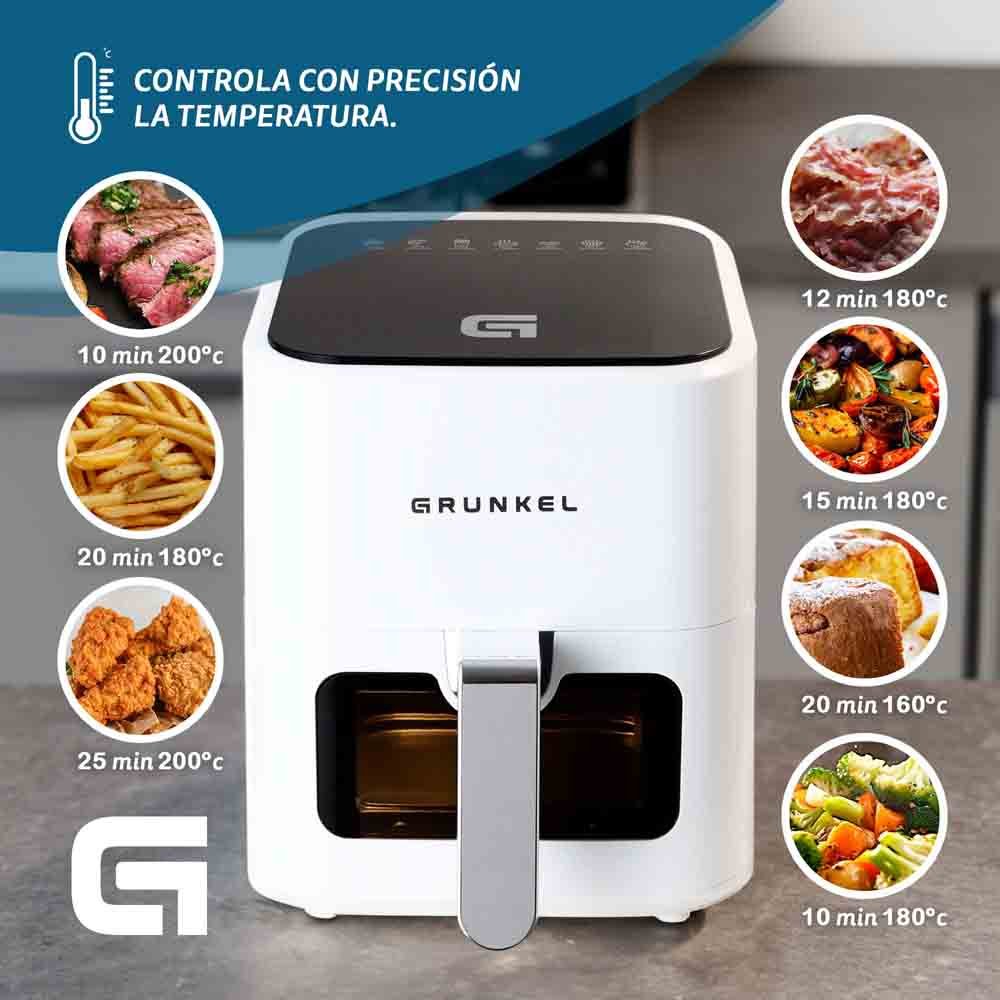 EAN 8426156017778 - Grunkel WHITEEASYFRYER freidora Sencillo 4 L Independiente 1200 W Freidora de aire caliente Blanco imagen 4