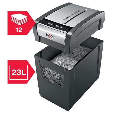 EAN 5028252523332 - Rexel Momentum X312-SL triturador de papel Corte en partículas 62 dB Negro, Gris imagen 6