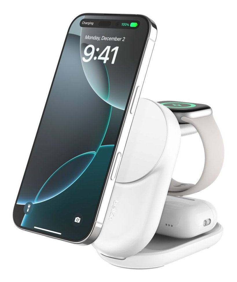 EAN 0745883919888 - Belkin Qi2 Fitness tracker, Auriculares, Smartphone, Reloj inteligente Blanco USB Cargador inalámbrico Ca imagen 1