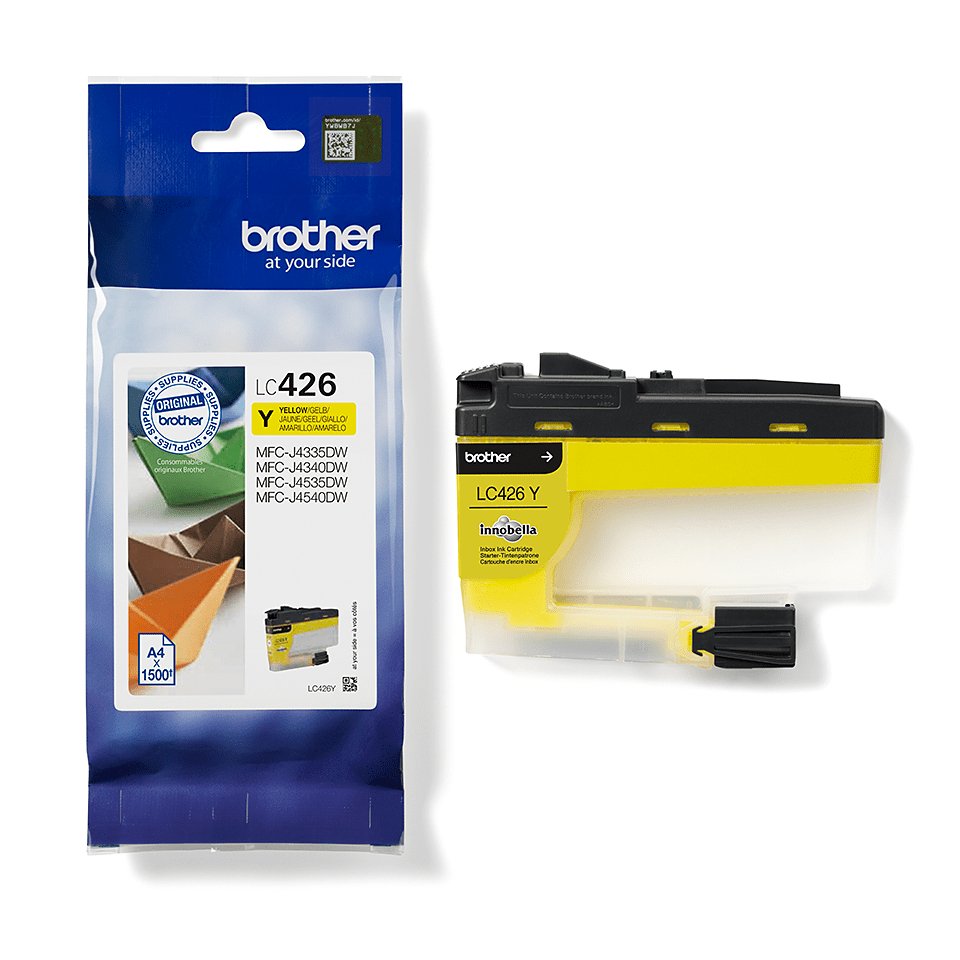 EAN 4977766809504 - Brother LC426Y cartucho de tinta 1 pieza(s) Original Amarillo imagen 2