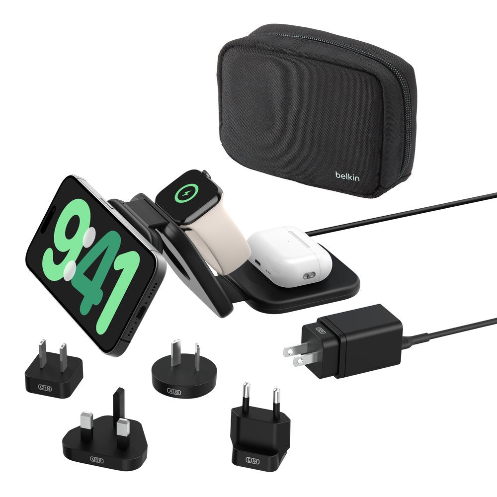 EAN 0745883894529 - Belkin BoostCharge Pro Auriculares, Smartphone, Reloj inteligente Negro USB Cargador inalámbrico Carga rá imagen 9