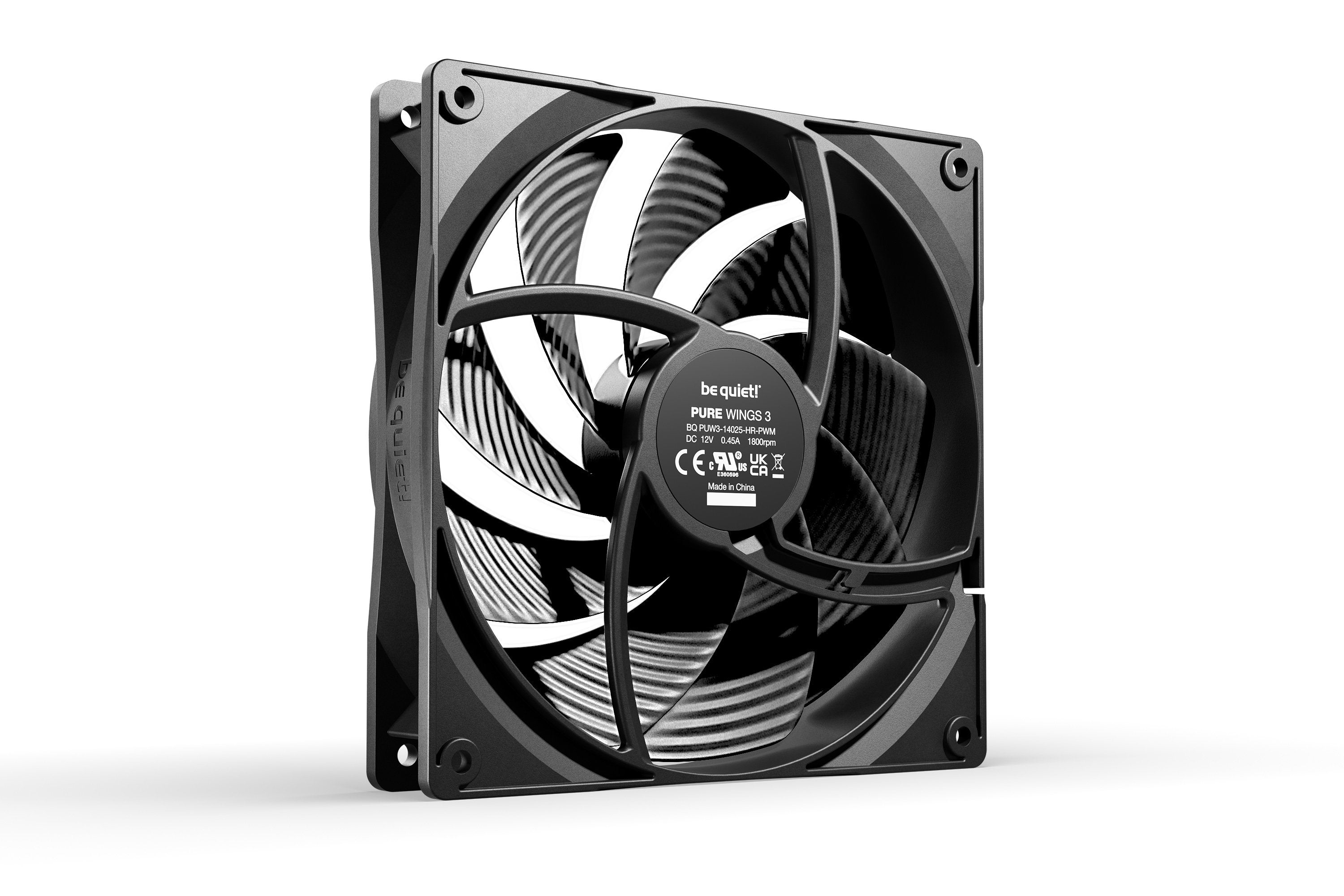 EAN 4260052190814 - be quiet! Pure Wings 3 140mm PWM high-speed Carcasa del ordenador Ventilador 14 cm Negro 1 pieza(s) imagen 2