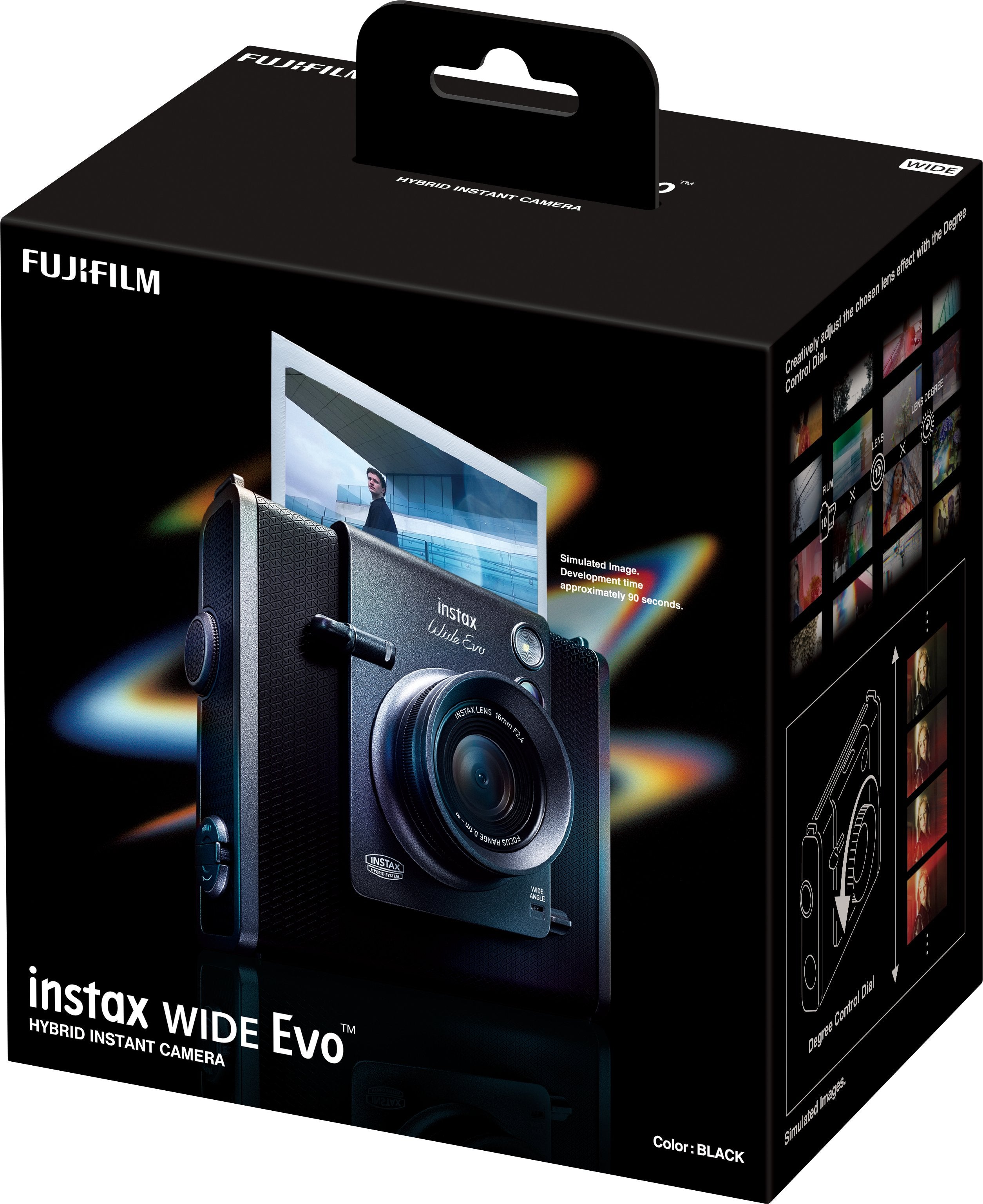 Cámara Fujifilm 16840933 / Inmax Wide Evo Emándar Negro