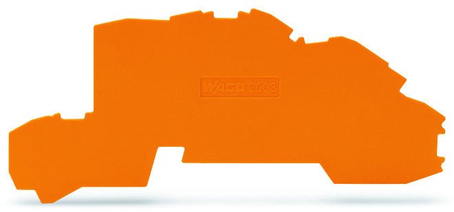Wago 2003-7692 Abschluss-Und Zwischenplatte,,Orange
