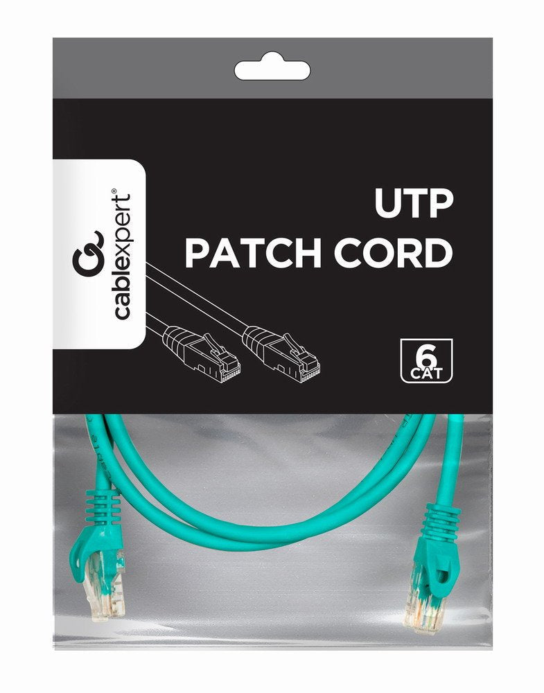Cable De Red Gembird Utp Cat6 1.5m Verde Pp6u-1.5m/G
