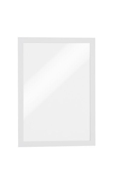 Marco Magnético Durable Duraframe A4 Grande, Pack De 10 Unidades, Blanco