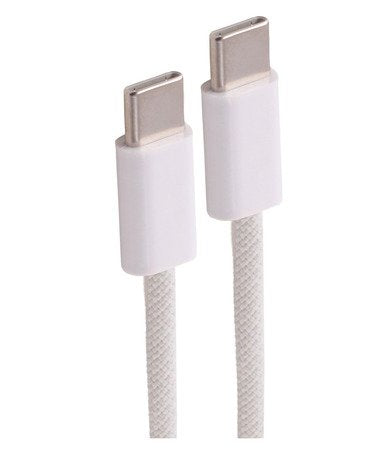 Shiverpeaks Usb-C Cable De Carga, 2.0, 60w, Blanco, Textil, 2,5m