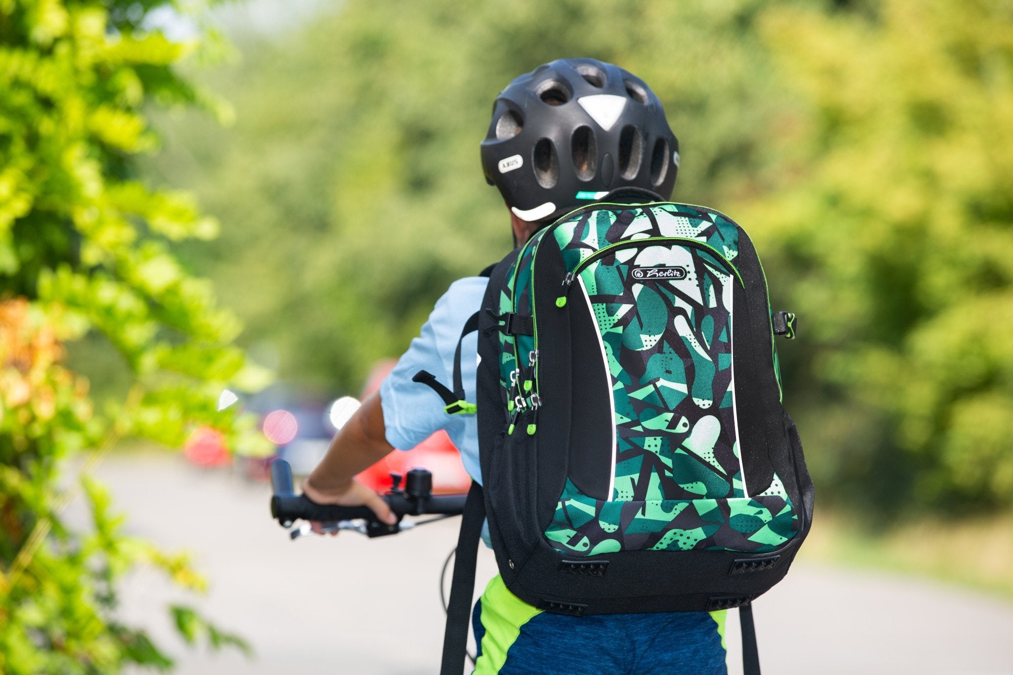 EAN 4008110283173 - Herlitz Ultimate Camo mochila Mochila escolar Negro, Verde Poliéster imagen 7