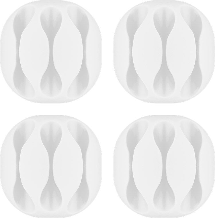 EAN 4040849703737 - Goobay 70373 organizador de cables Escritorio Blanco 4 pieza(s) imagen 1