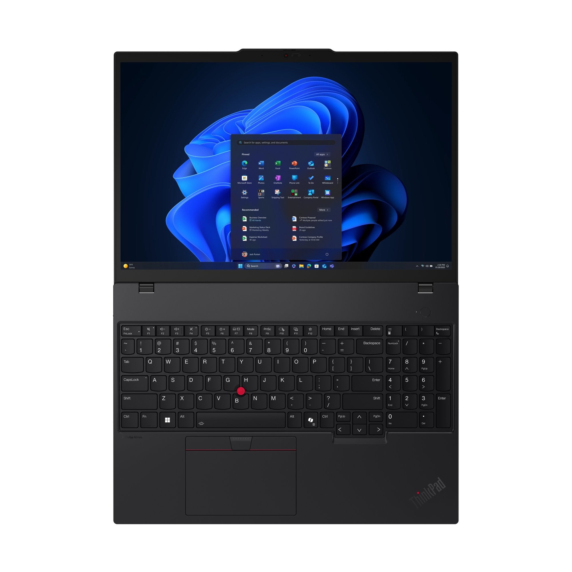 Thinkpad T16 G4 Intel® Core? Ultra 7 255u (E-Cores Up To 4.20ghz 12mb) 16" Wuxga Non-Touch W11p64 Sp/Mx/En 32.0gb 1x1tb Ssd M.2 2280 Pcie Gen4 Tlc Opal Intel® Graphics Bt 5.3 Wi-Fi 6e Ax211 Wired Ethernet Fpr 5mp Rgb+Ir 4 Cell Li-Pol 86wh 1
