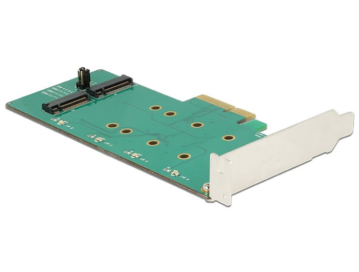 Pci Express X4 Tarjeta > 2 X Intern M.2 Key B Con Raid - Low Profile Form Faktor
