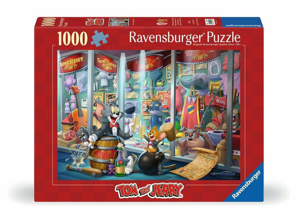Ravensburger Puzzle Salón De La Fama De Tom & Jerry 1000 Piezas 12000408