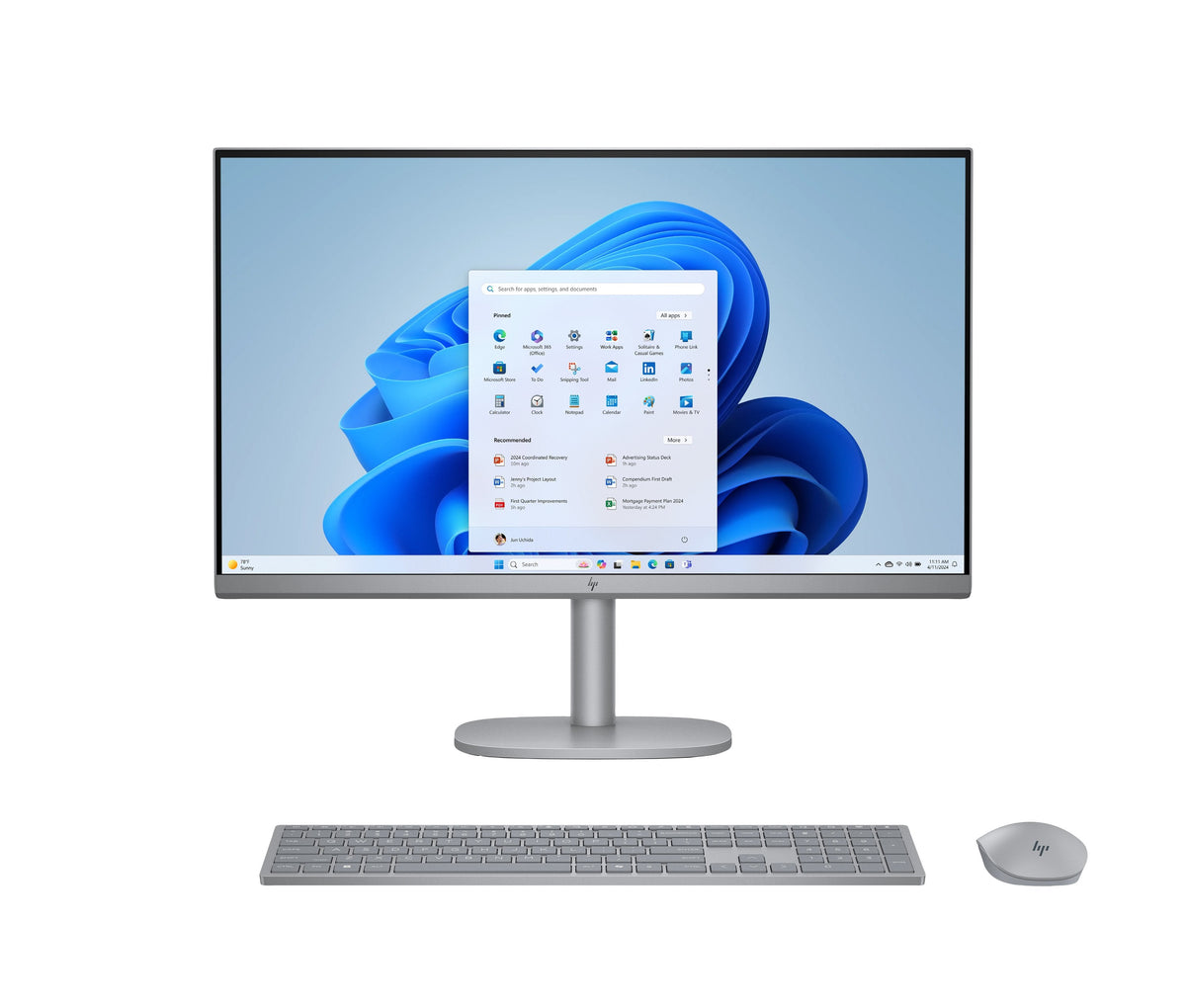 All In One Hp Omnistudio X 27 Cs0018ns 27" Full Hd Intel Core Ultra 5 125h 32 Gb Ram 1 Tb Ssd Arc Gpu Windows 11 Home Plata