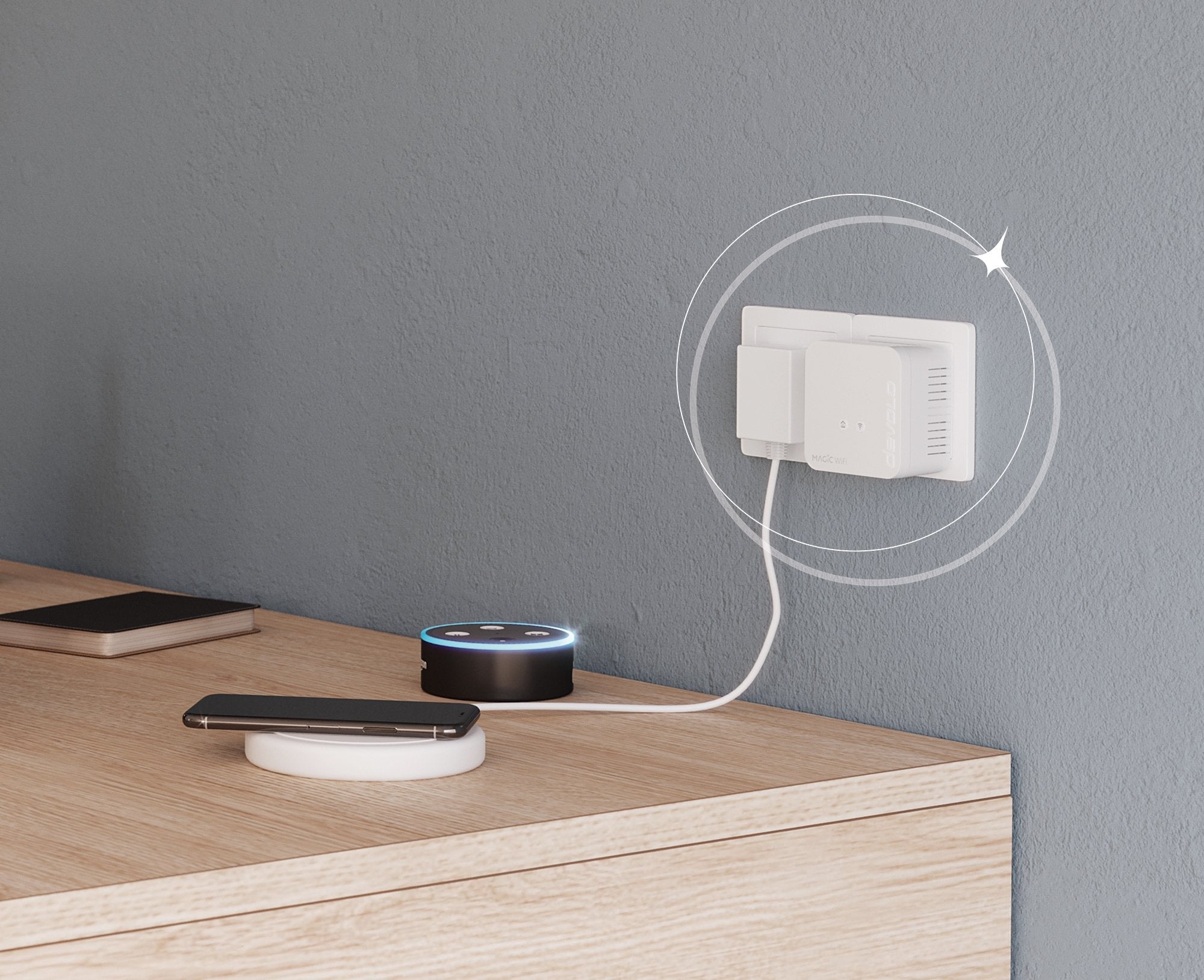 Devolo Magic 1 Wifi 2-1-3 Multikit Mini, Adaptador Powerline + Wifi 3 4250059685703