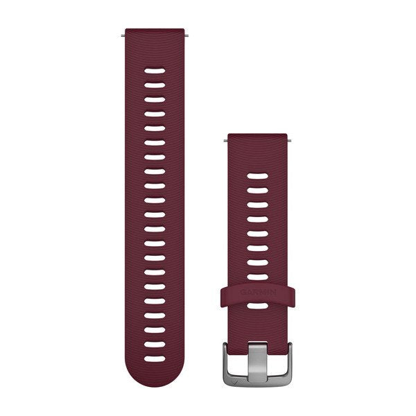 Correa De Repuesto Garmin 20mm Silicona Rojo Cereza
