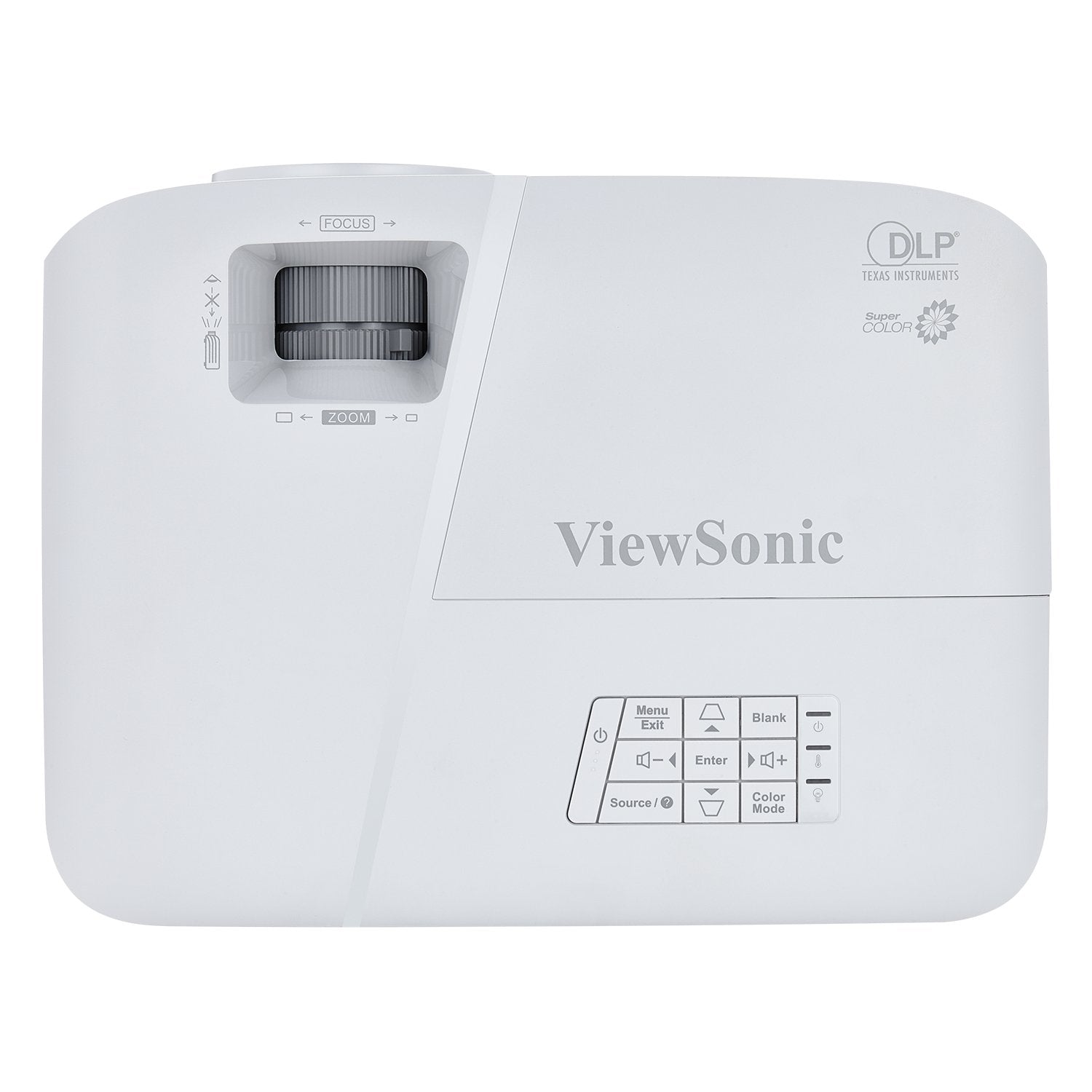 EAN 766907904710 - Viewsonic PA503S videoproyector Proyector de alcance estándar 3600 lúmenes ANSI DLP SVGA (800x600) Gris, B imagen 2