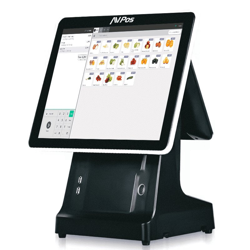 EAN 0733968052131 - AVPos AVP-K6000B-I5-8128P Terminal Punto Venta (TPV) 38,1 cm (15") 1024 x 768 Pixeles Pantalla táctil imagen 2