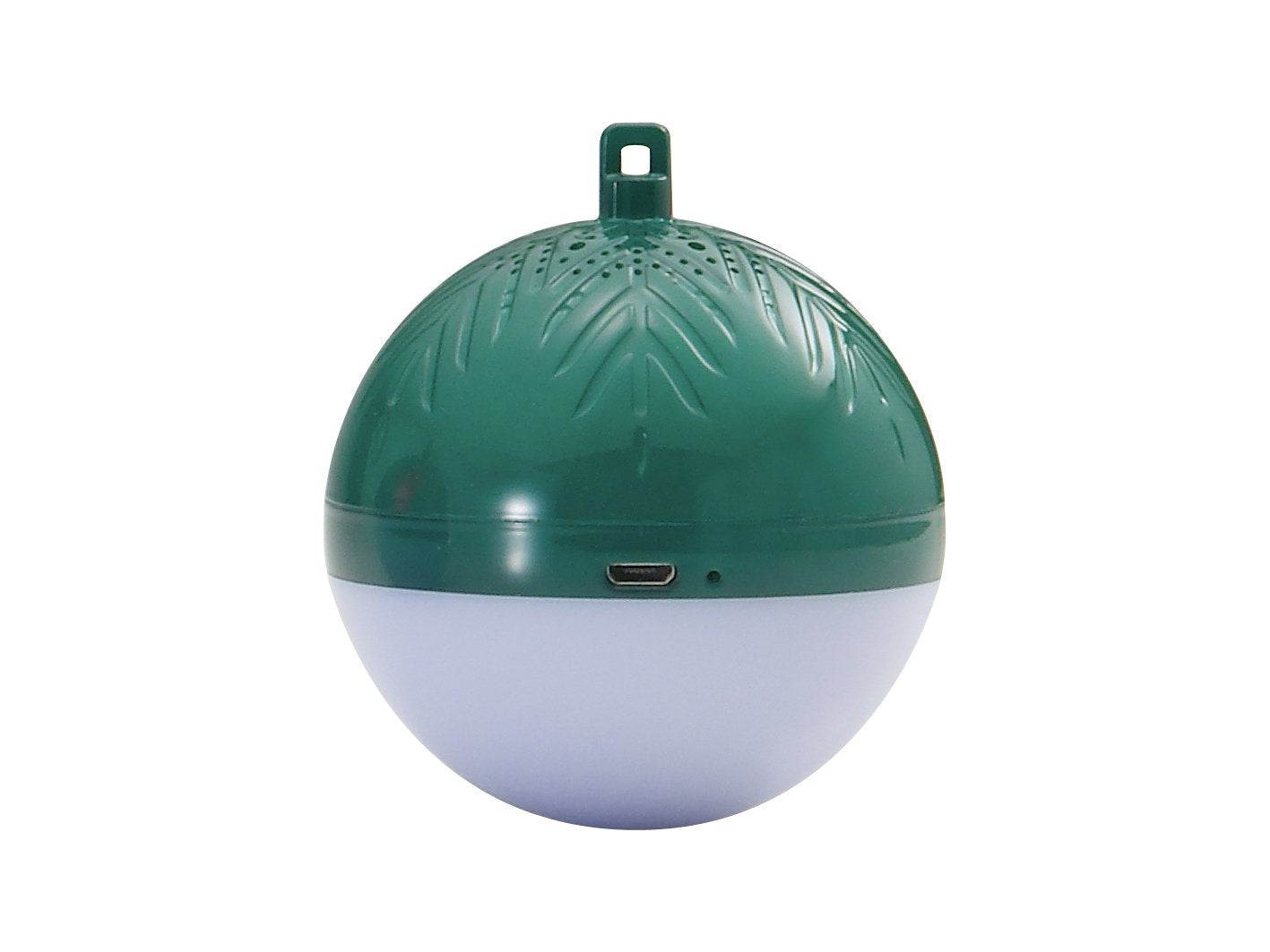 Altavoz Bluetooth Conceptronic Tariq Bola De Navidad Con Luz Led Tws Color Verde