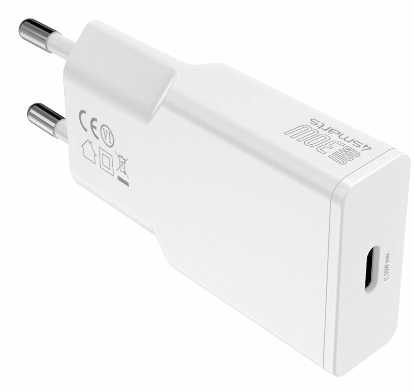 EAN 4252011909025 - 4smarts 541124 cargador de dispositivo móvil Smartphone Blanco Corriente alterna Carga rápida Interior imagen 4