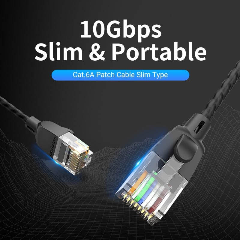 EAN 6922794742932 - Vention IBIBD cable de red Negro Cat6a imagen 3