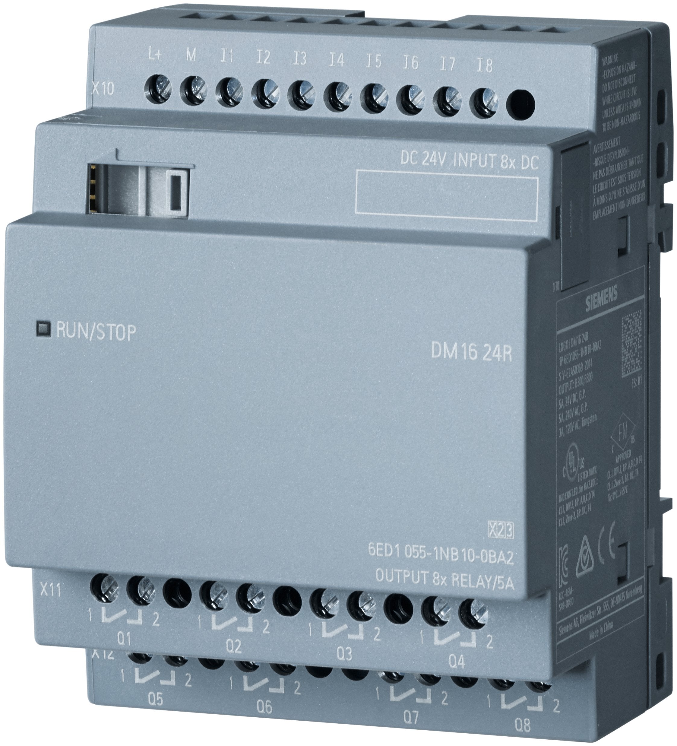 Siemens Is Logo Erw. Modul 8 De 8 Da 6ed1055-1nb10-0ba2