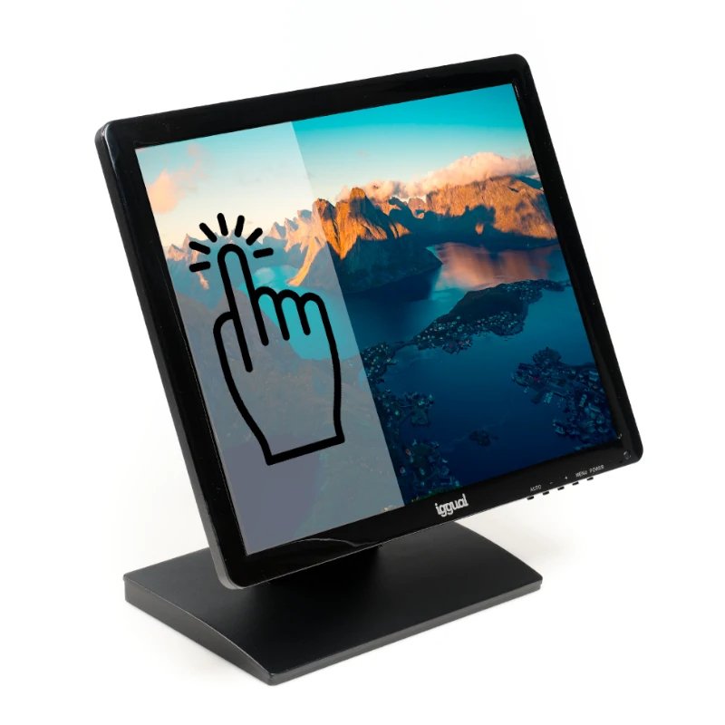 EAN 8435364315743 - iggual IGG315743 Terminal Punto Venta (TPV) 43,2 cm (17") 1280 x 1024 Pixeles Pantalla táctil Negro imagen 3