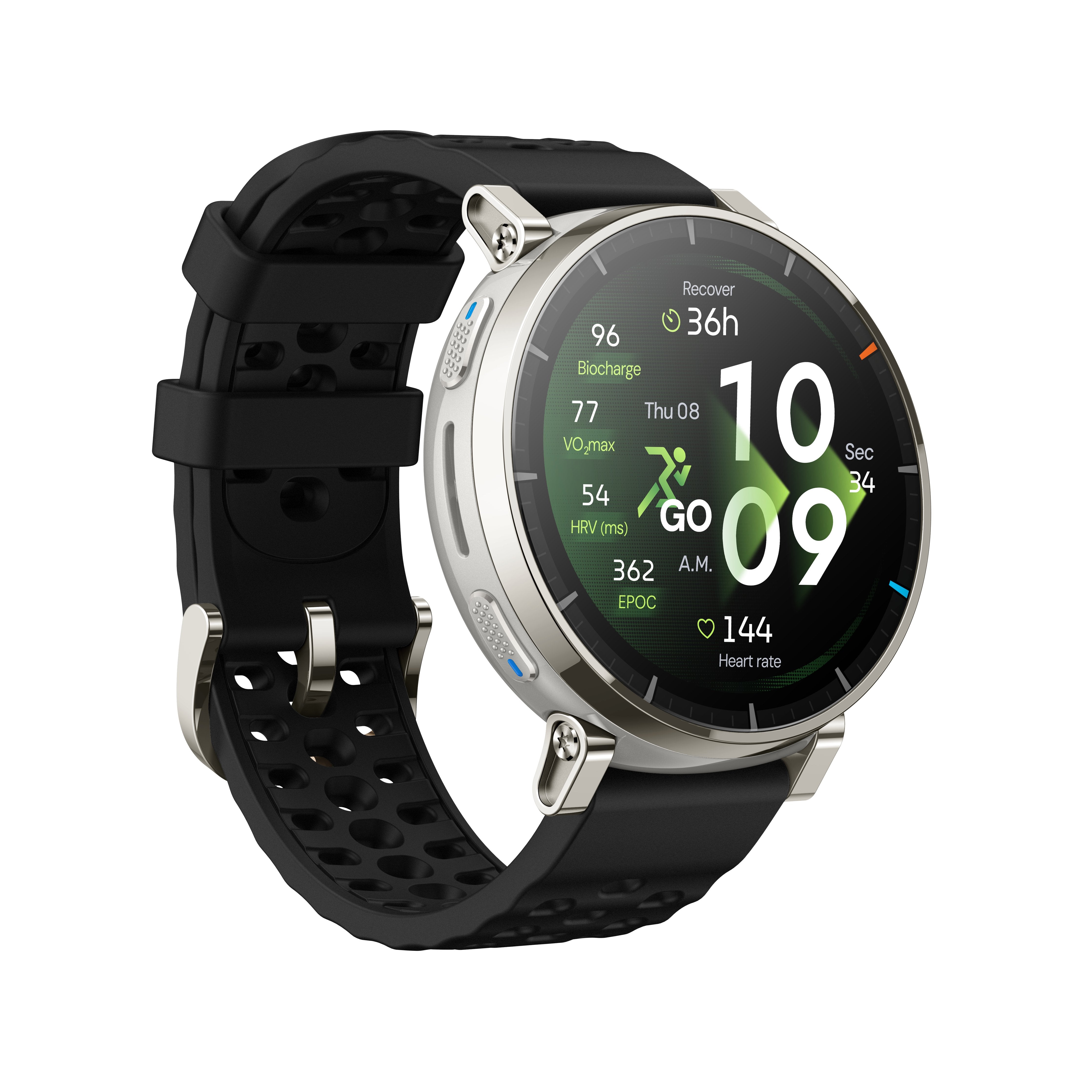Smartwatch Amazfit Active 3 Premium 1.32" Amoled Táctil Gps Apex Silver