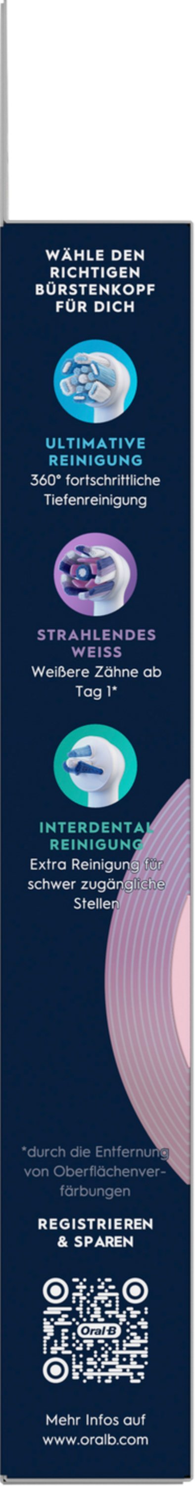 EAN 8700216194679 - Oral-B 8700216194679 cepillo de cabello 6 pieza(s) Blanco imagen 9