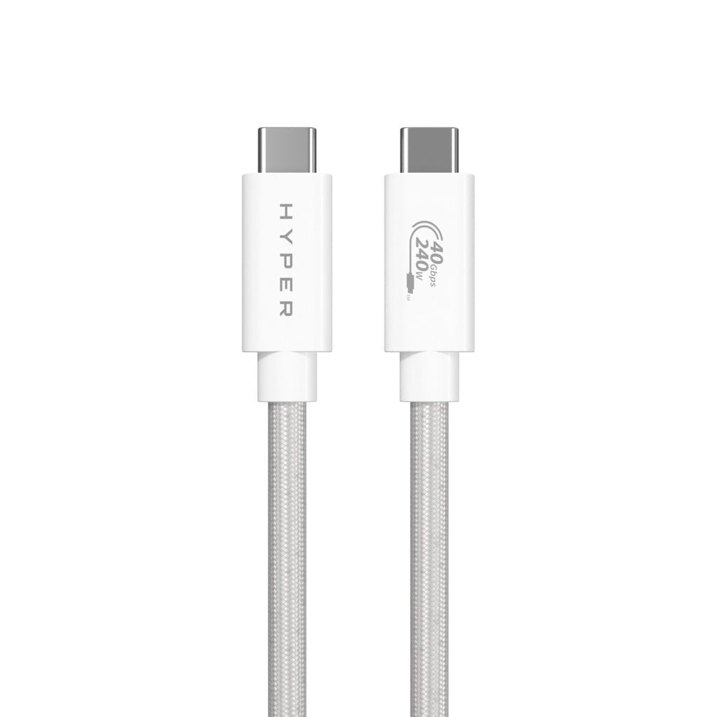 Cable Hyper Hyperdrive Next Usb Usb4 Gen 3x2 1,2 M Usb C Blanco