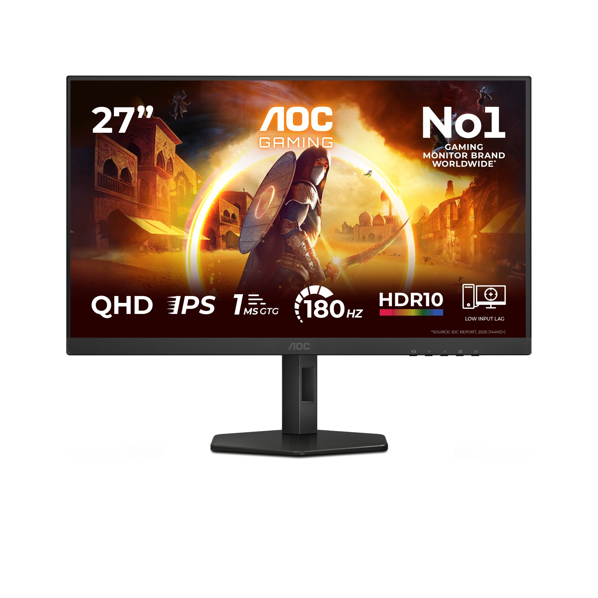 EAN 4038986182485 - AOC G4 Q27G4XFAD pantalla para PC 68,6 cm (27") 2560 x 1440 Pixeles Negro, Gris imagen 1