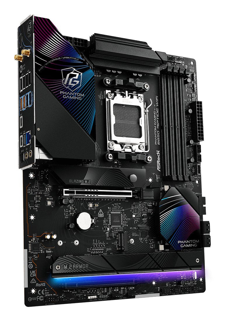 EAN 4711581490079 - Asrock Phantom Gaming B850 Riptide WiFi AMD B850 Zócalo AM5 ATX imagen 4