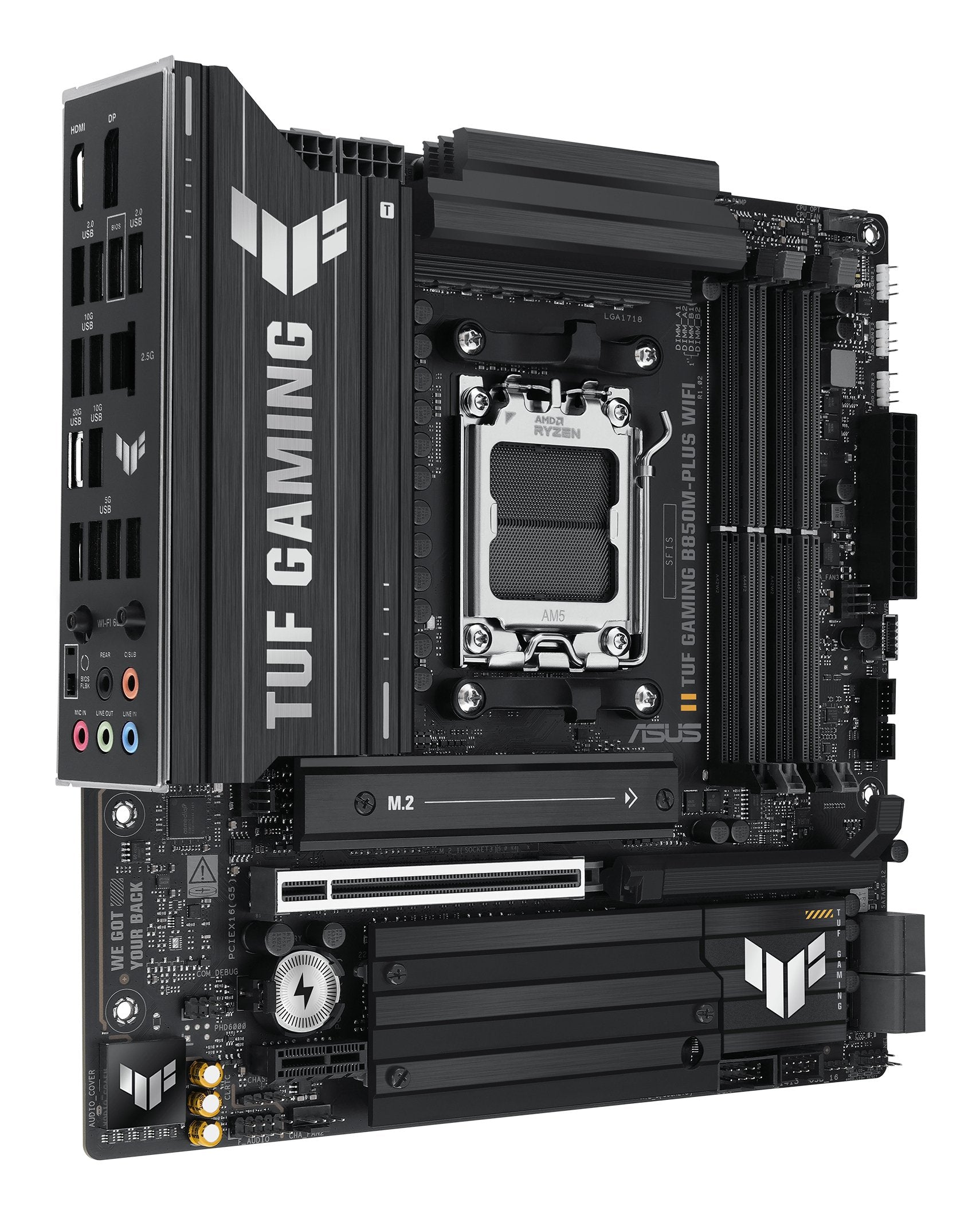 EAN 4711387764916 - ASUS TUF GAMING B850M-PLUS WIFI AMD B850 Zócalo AM5 micro ATX imagen 5