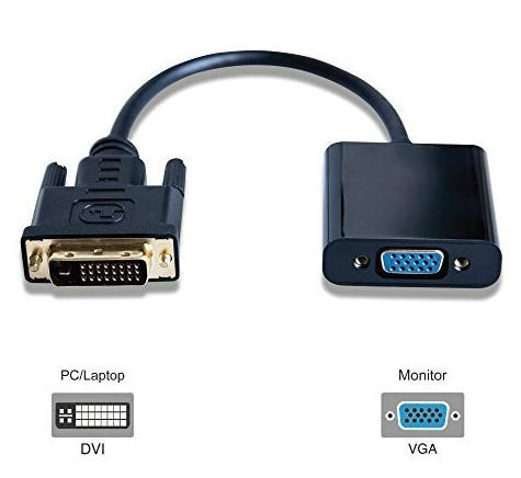 Microconnect Dvi-D/Vga 0,25 M Vga (D-Sub) Negro