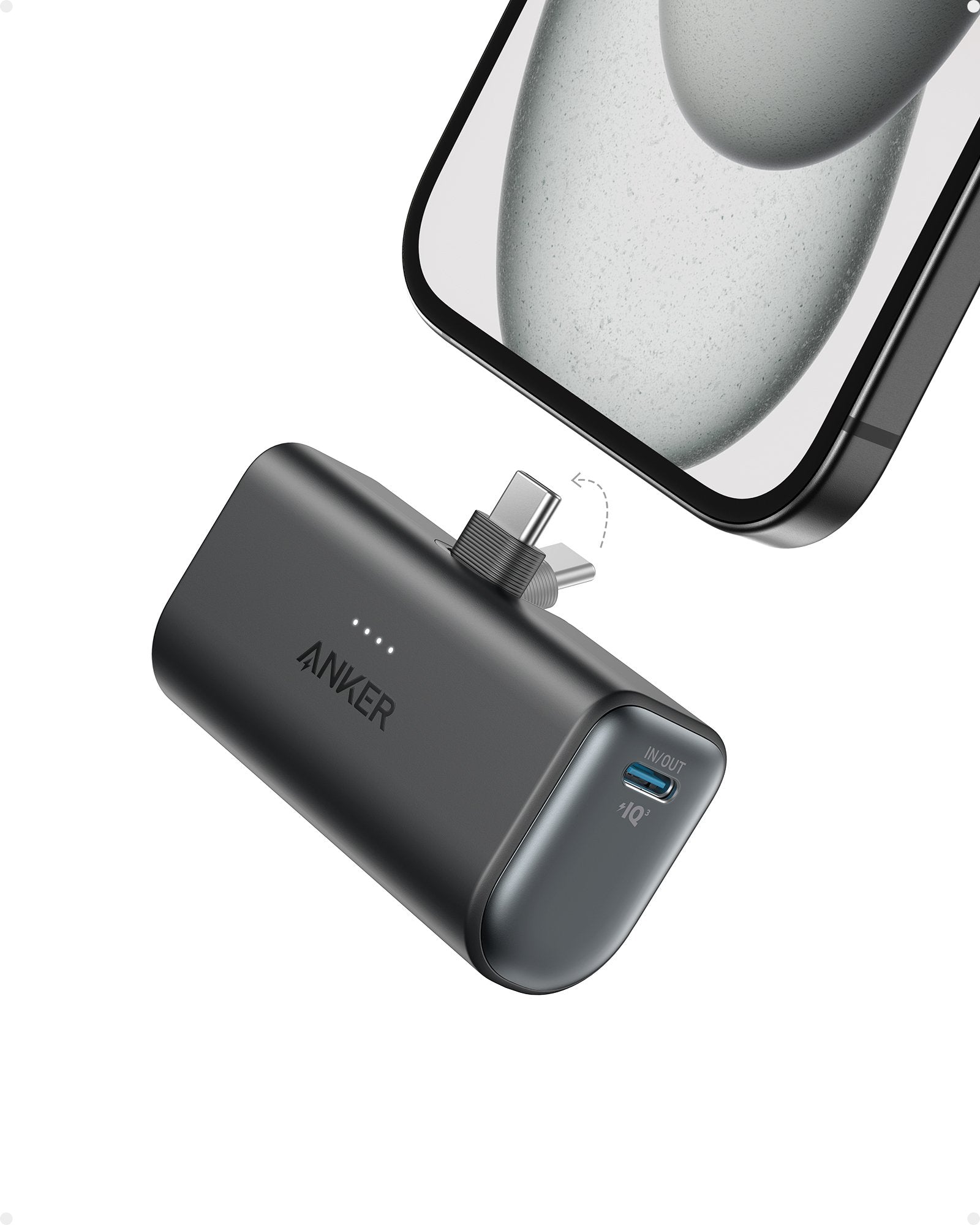 Powerbank Nano Anker 5k 22,5w Conector Usb-C Negro