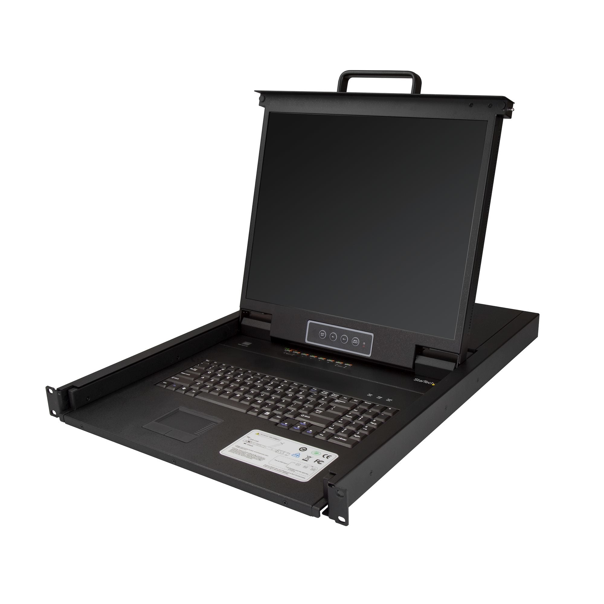 EAN 65030872508 - StarTech.com RKCONS1908K consola de rack 48,3 cm (19") 1280 x 1024 Pixeles Acero Negro imagen 1