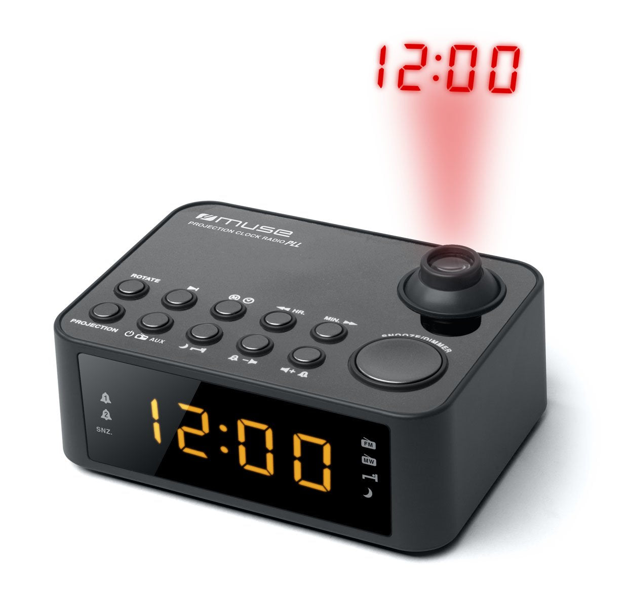 EAN 3700460203320 - Muse M-178P radio Reloj Digital Negro imagen 1