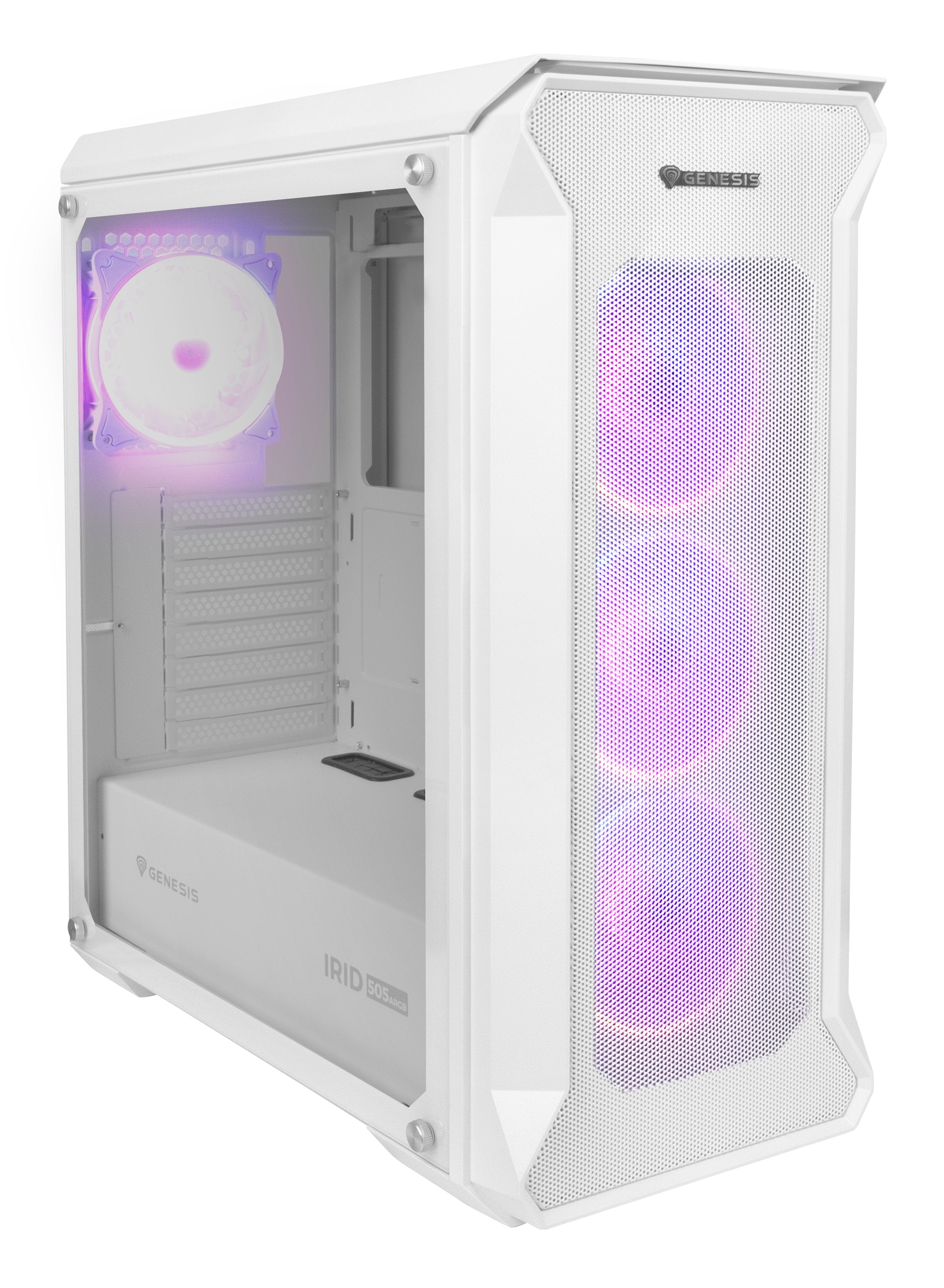 EAN 5901969432831 - GENESIS Irid 505 ARGB Midi Tower Blanco imagen 9
