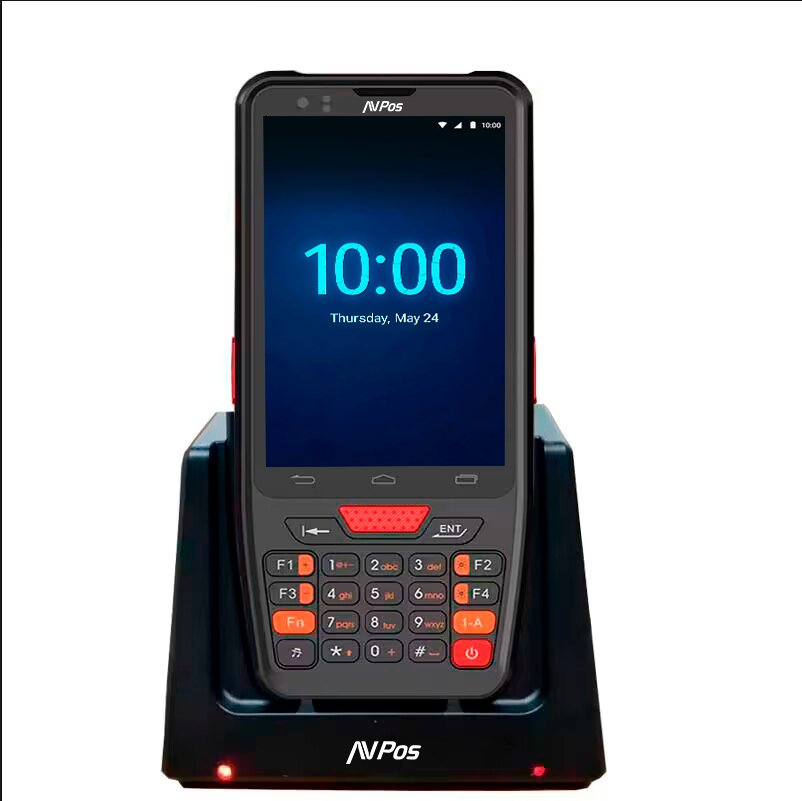EAN 0733968990501 - AVPos AVP-DC45 ordenador móvil de mano 10,2 cm (4") 800 x 480 Pixeles Pantalla táctil 240 g Negro imagen 1