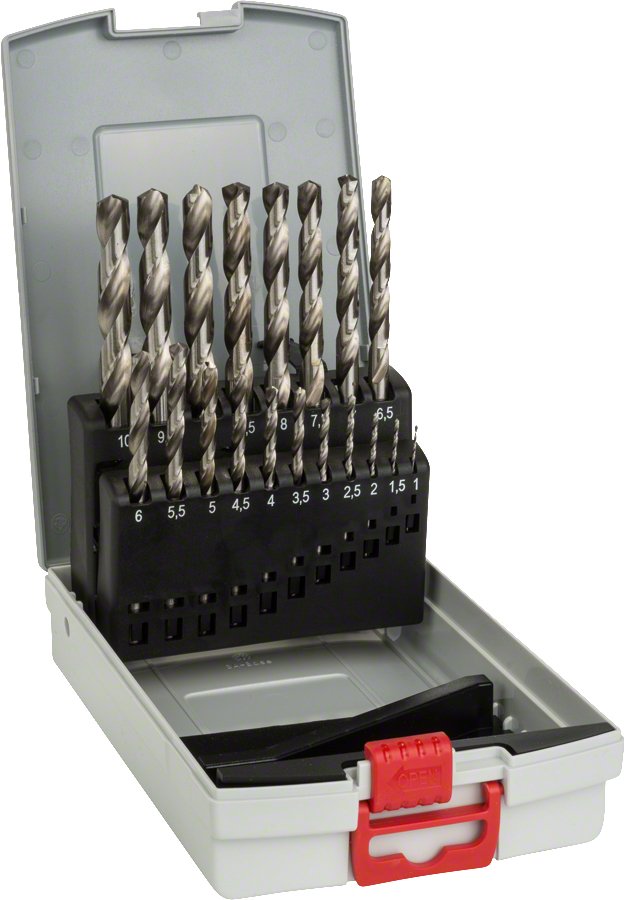 Bosch Juego De Brocas Para Metal Hss-G, Probox, 19 Piezas 2608587013