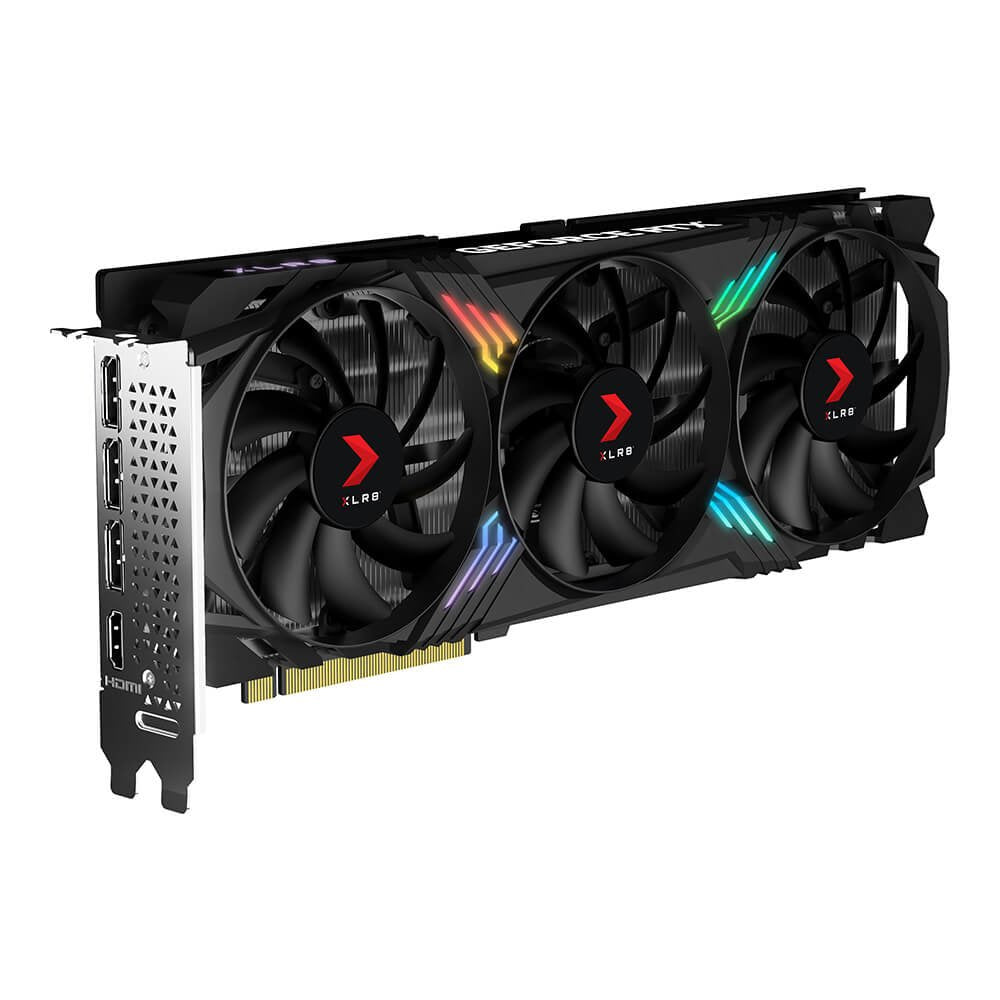 Tarjeta Vga Pny Geforce Rtx 4070 Super 12gb Gddr6x Xlr8 Gaming Verto Epic-X Rgb Vcg4070s12tfxxpb1-O 3xdp 1.4a Hdmi 2.1 Overclockeado 3 Fan Dlss 3