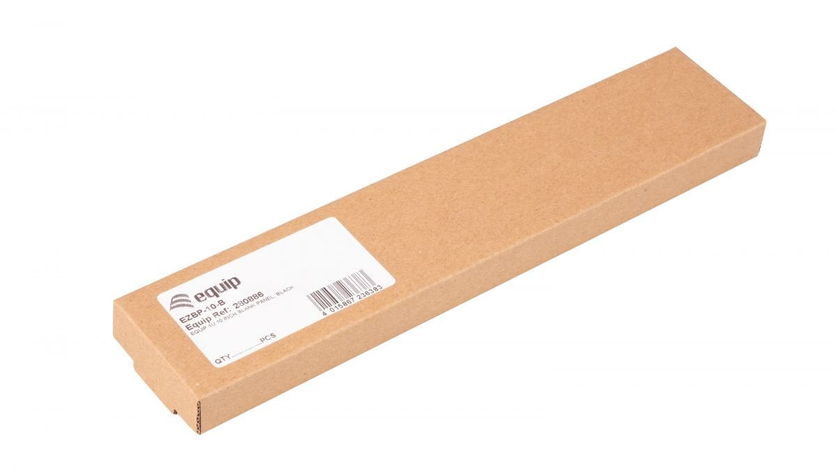 Equip Blankpanel 10" 1u, Negro