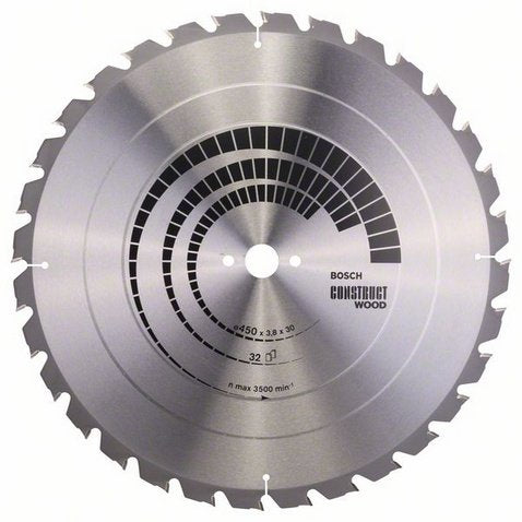 Bosch Hoja De Sierra Circular Construct Wood, 450 Mm 2608640694