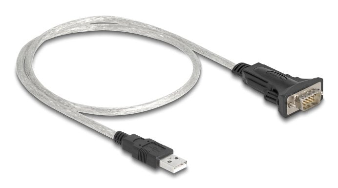 Delock Adapter Usb 2.0 Typ-A Zu 1 X Seriell Rs-422 485 Stecker Mit 6 Pin Terminalblock 5 V 0,5 M