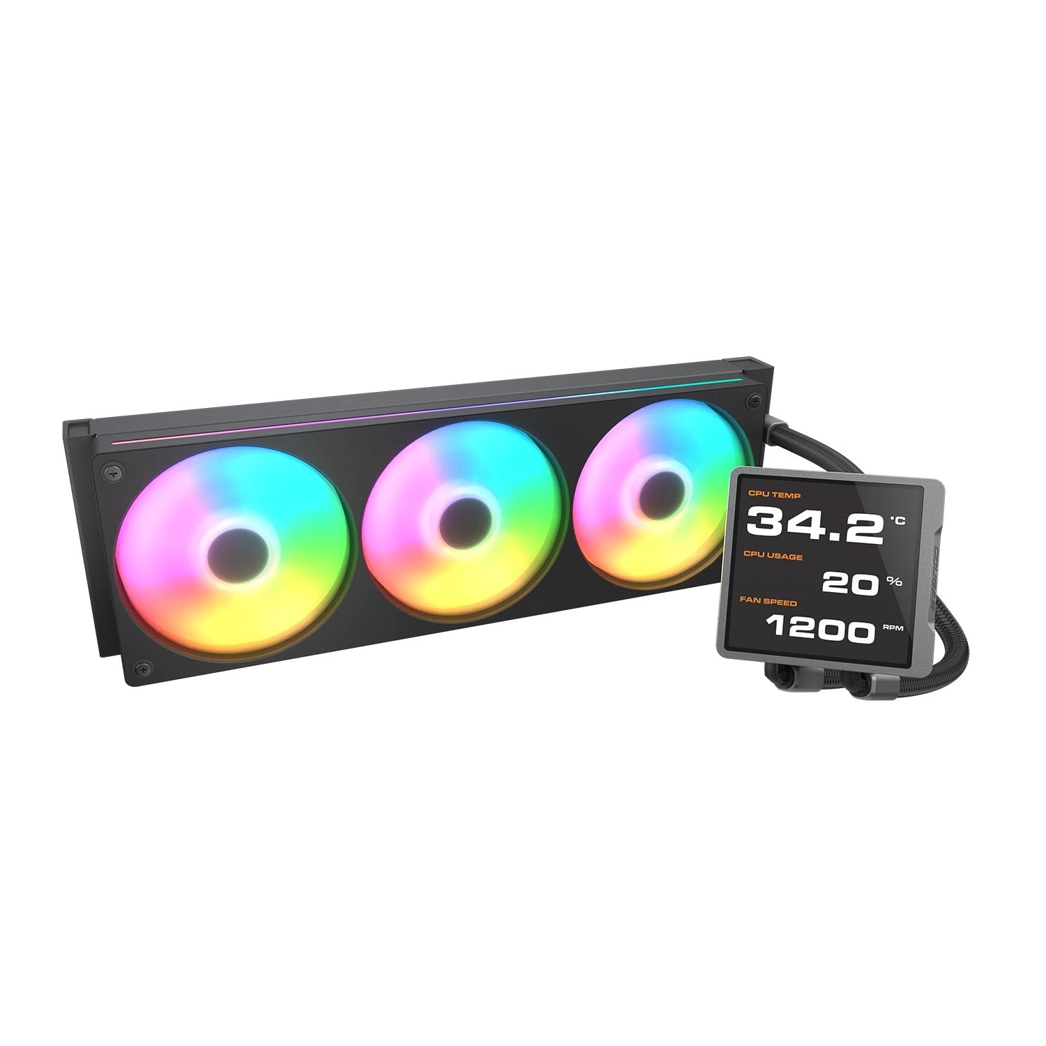 EAN 4710483779695 - COUGAR CGR-PSDVPRGB-B-360 Procesador Sistema de refrigeración líquida todo en uno 12 cm Negro imagen 2